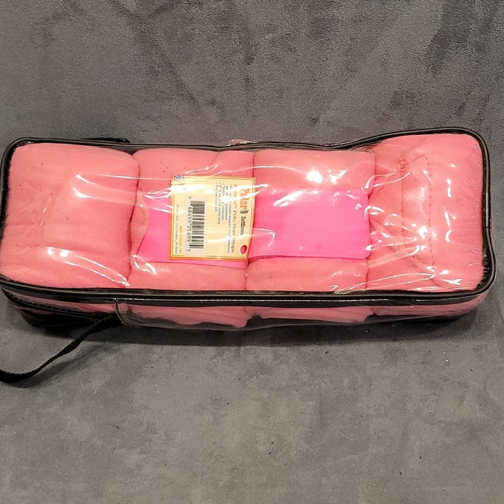 Pink Polo Wraps Fleece Horse Tack Hunt